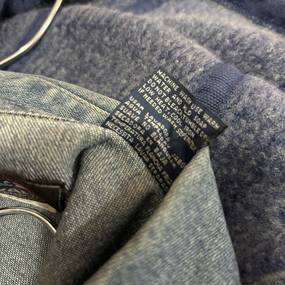 American Classic (AC) Avalon Blue Denim Jacket size Large Mens Pearl snaps - Picture 9 of 10